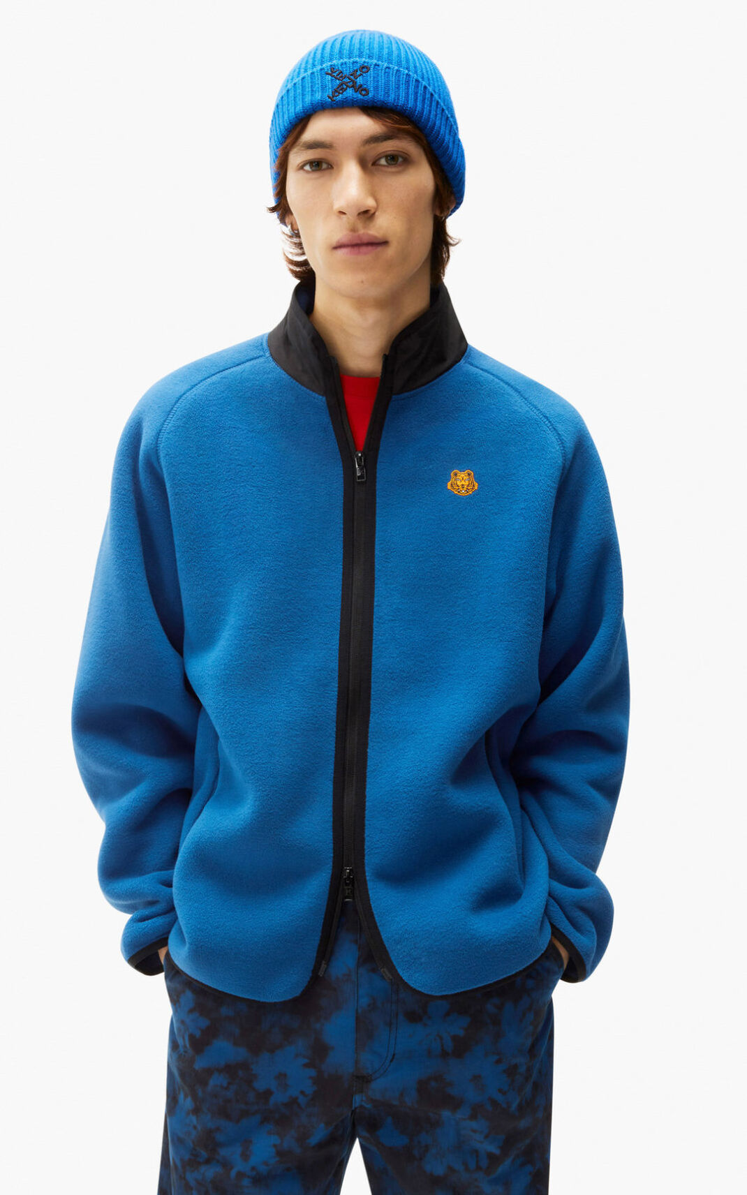 Kenzo Zipped fleece Moška Športne Jakne Kraljevsko Modra SI-3824523